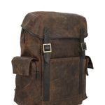 Mochila Cuero Hombre Oh Stephen Back Café Rockford