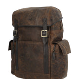 Mochila Cuero Hombre Oh Stephen Back Café Rockford
