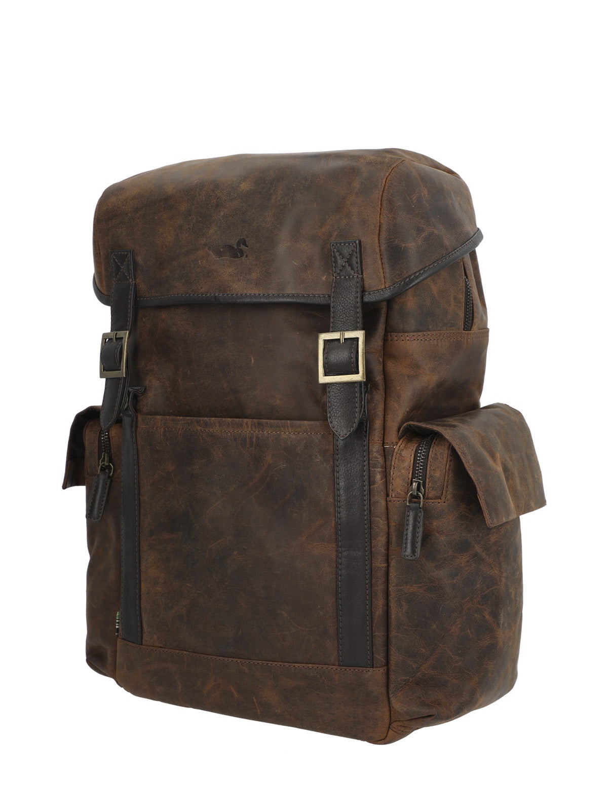 Mochila Cuero Hombre Oh Stephen Back Café Rockford