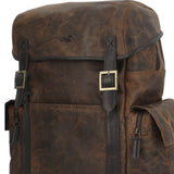 Mochila Cuero Hombre Oh Stephen Back Café Rockford
