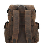 Mochila Cuero Hombre Oh Stephen Back Café Rockford