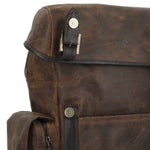 Mochila Cuero Hombre Oh Stephen Back Café Rockford