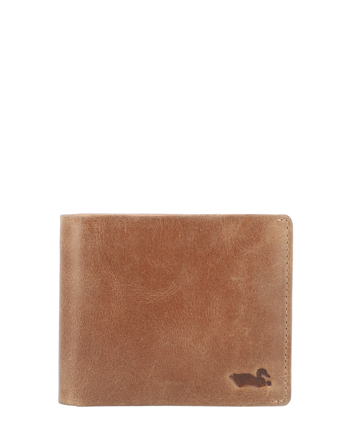 Billetera Cuero Hombre Fd Steven Coin Tan Rockford
