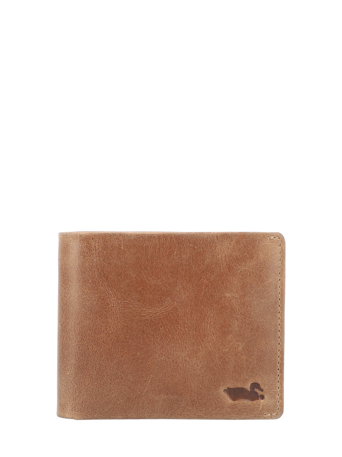 Billetera Cuero Hombre Fd Steven Coin Tan Rockford