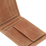 Billetera Cuero Hombre Fd Steven Coin Tan Rockford