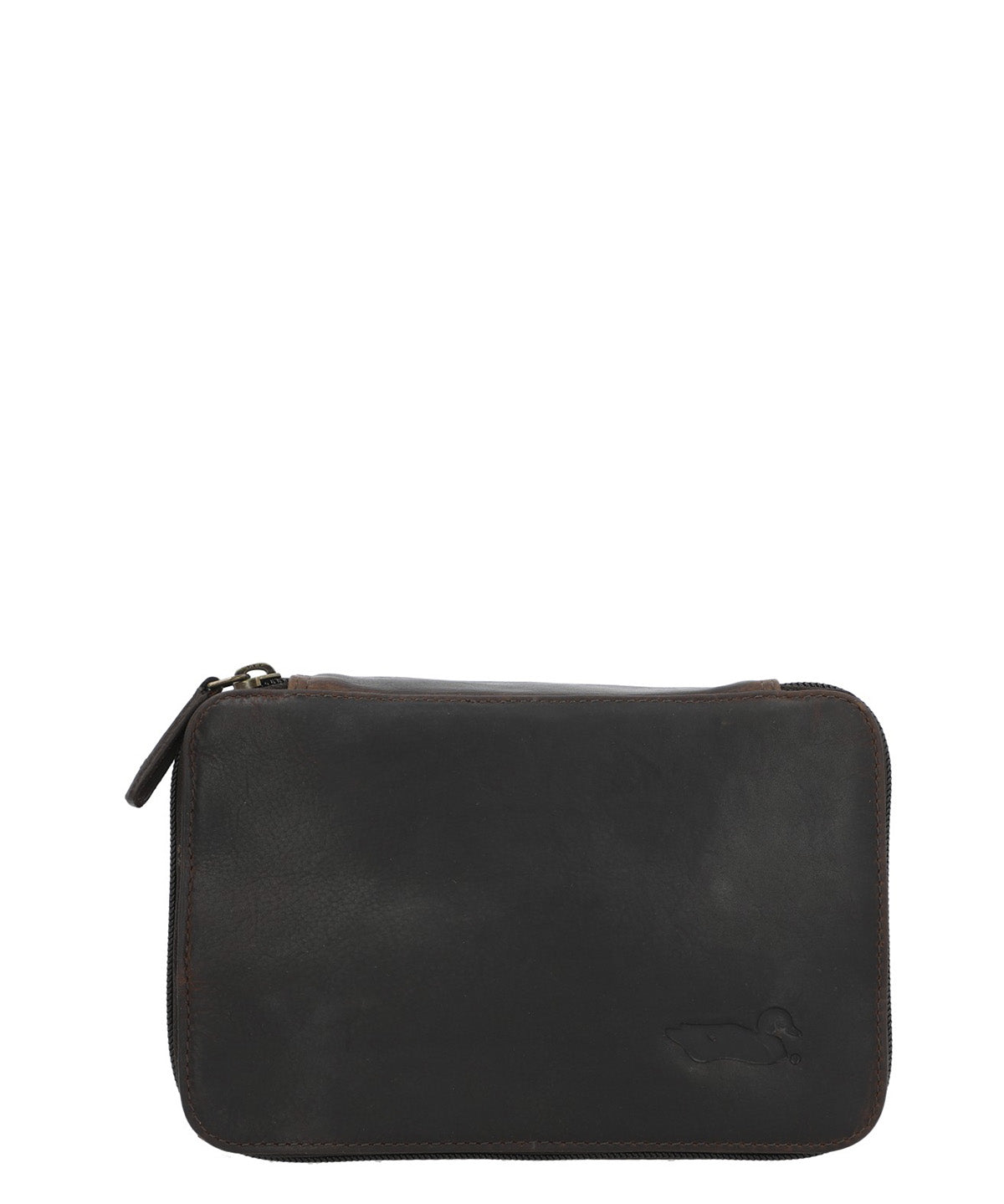 Estuche Cuero Hombre Tc Tech Organizer Café Rockford