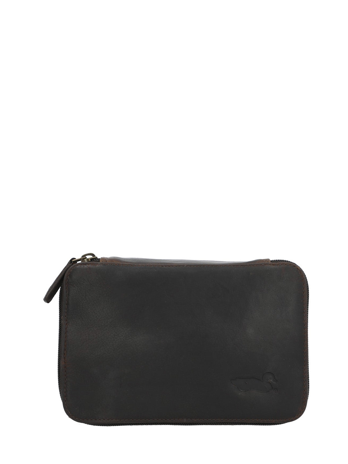 Estuche Cuero Hombre Tc Tech Organizer Café Rockford