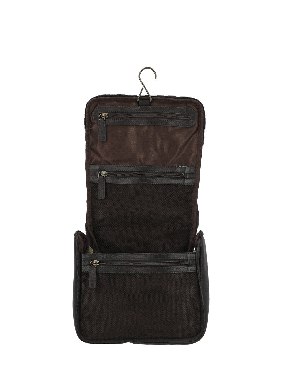 Neceser Cuero Hombre Np Hang Neceser Café Rockford