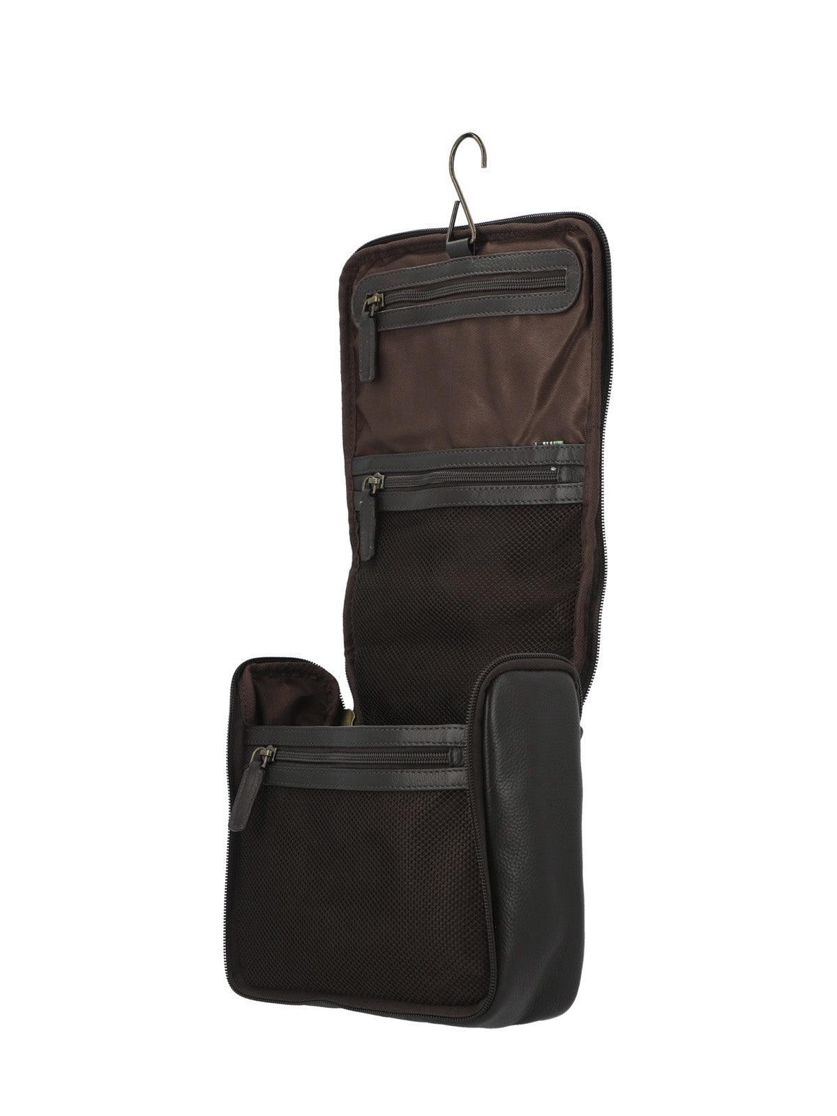 Neceser Cuero Hombre Np Hang Neceser Café Rockford