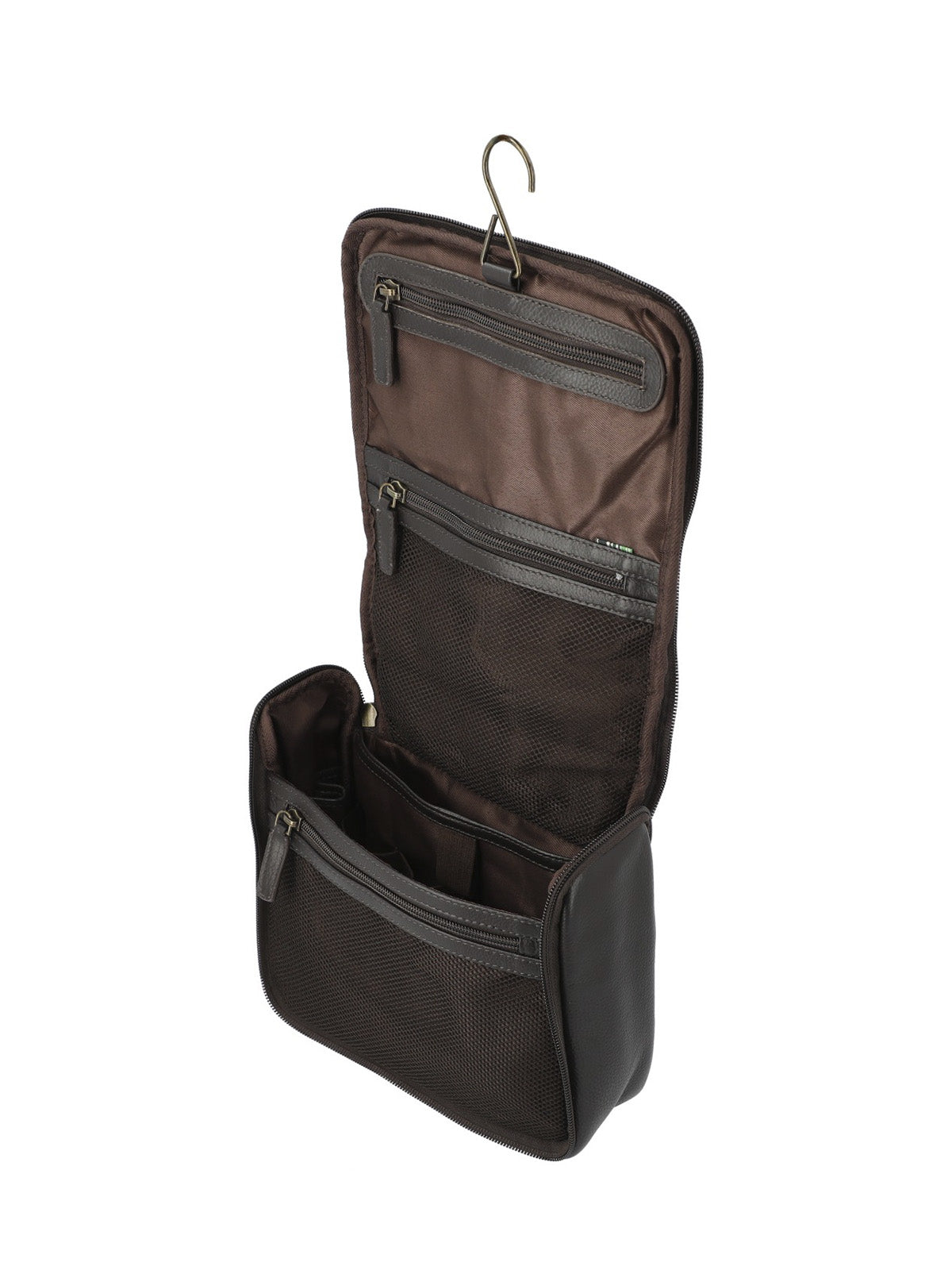 Neceser Cuero Hombre Np Hang Neceser Café Rockford