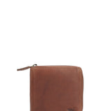 Billetera Cuero Hombre Aq Scott Zip Café Rockford
