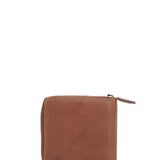 Billetera Cuero Hombre Aq Scott Zip Café Rockford