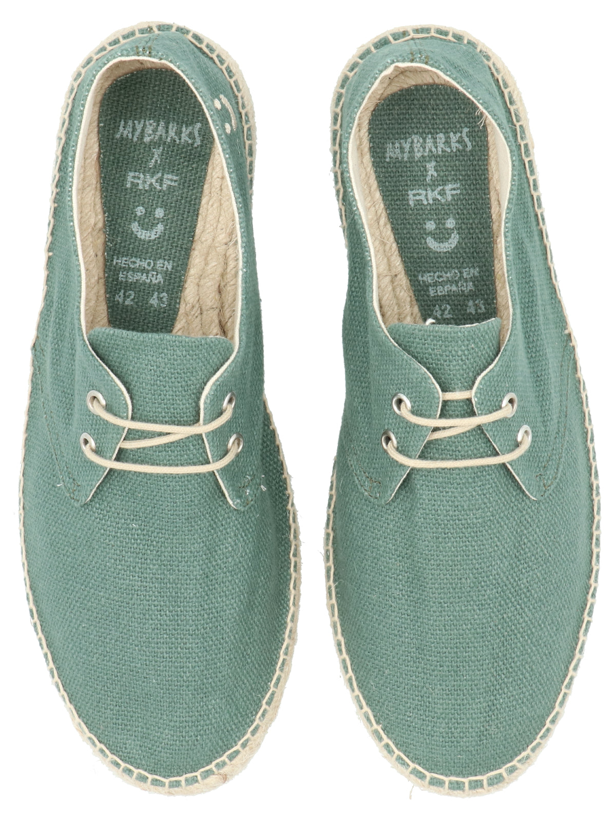 Alpargata Lino Hombre Salou Verde Rockford