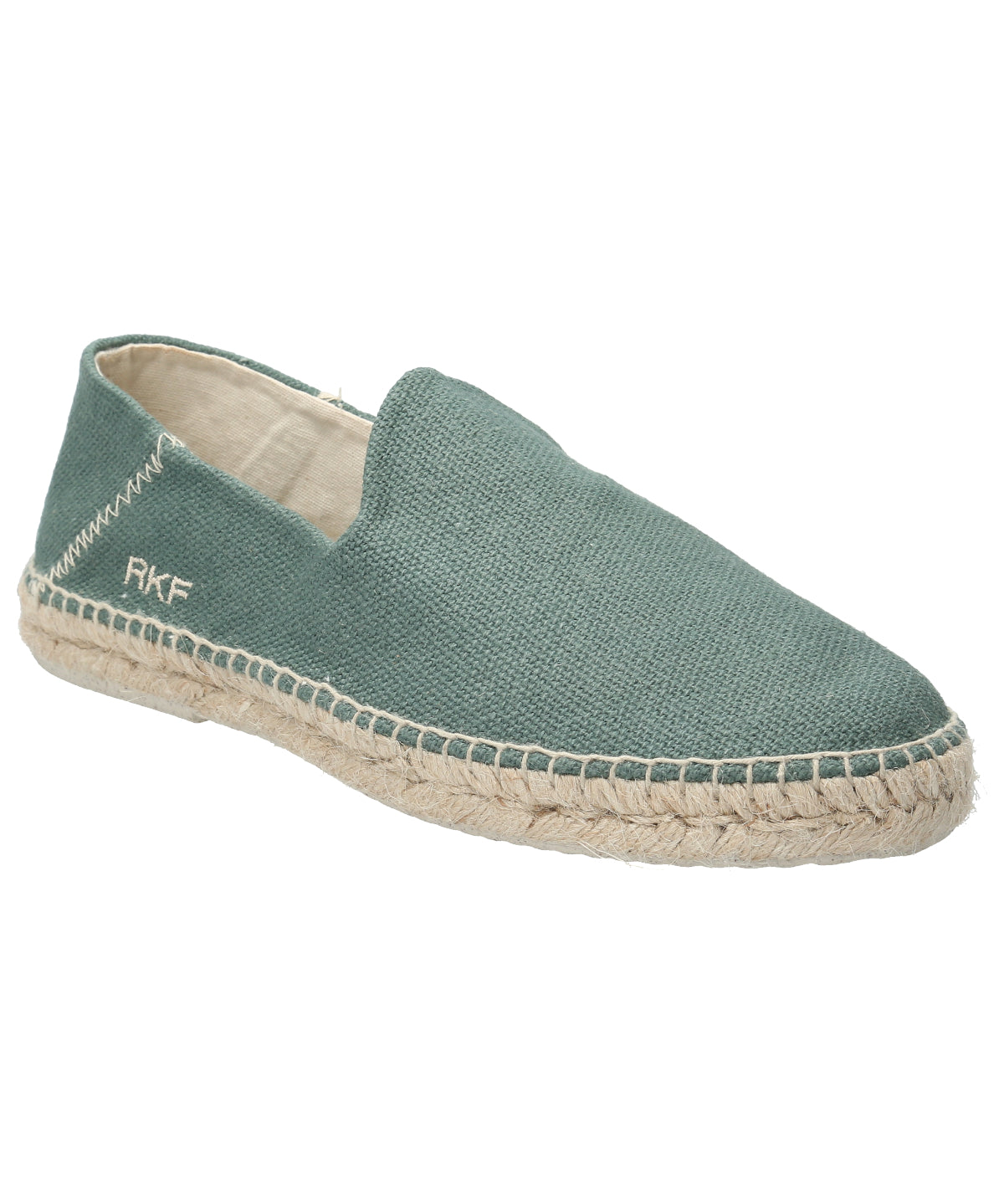 Alpargata Lino Hombre Javea Verde Rockford