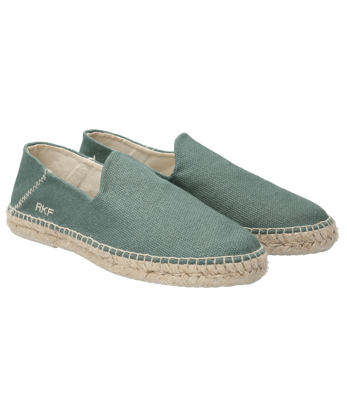 Alpargata Lino Hombre Javea Verde Rockford