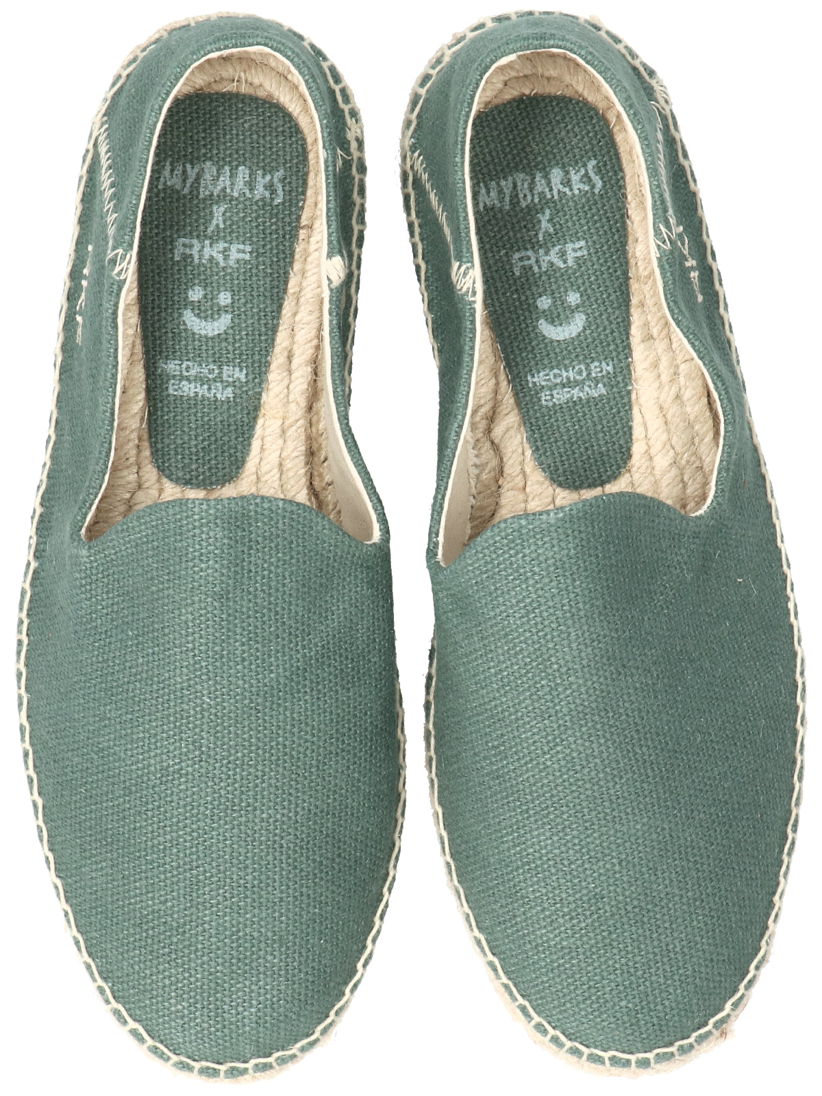 Alpargata Lino Hombre Javea Verde Rockford