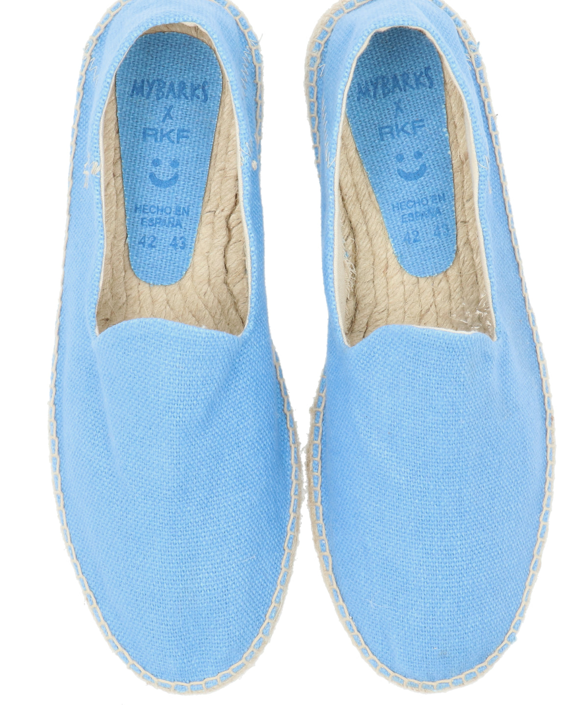 Alpargata Lino Hombre Javea Celeste Rockford