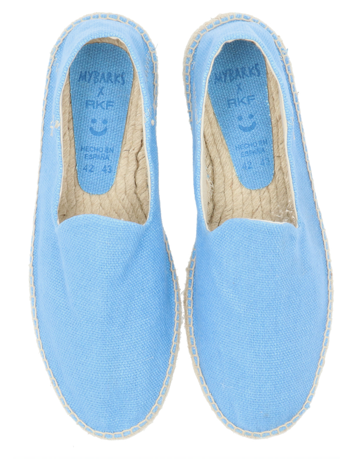 Alpargata Lino Hombre Javea Celeste Rockford