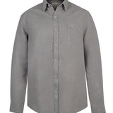 Camisa Lino Hombre Linen Verde Rockford