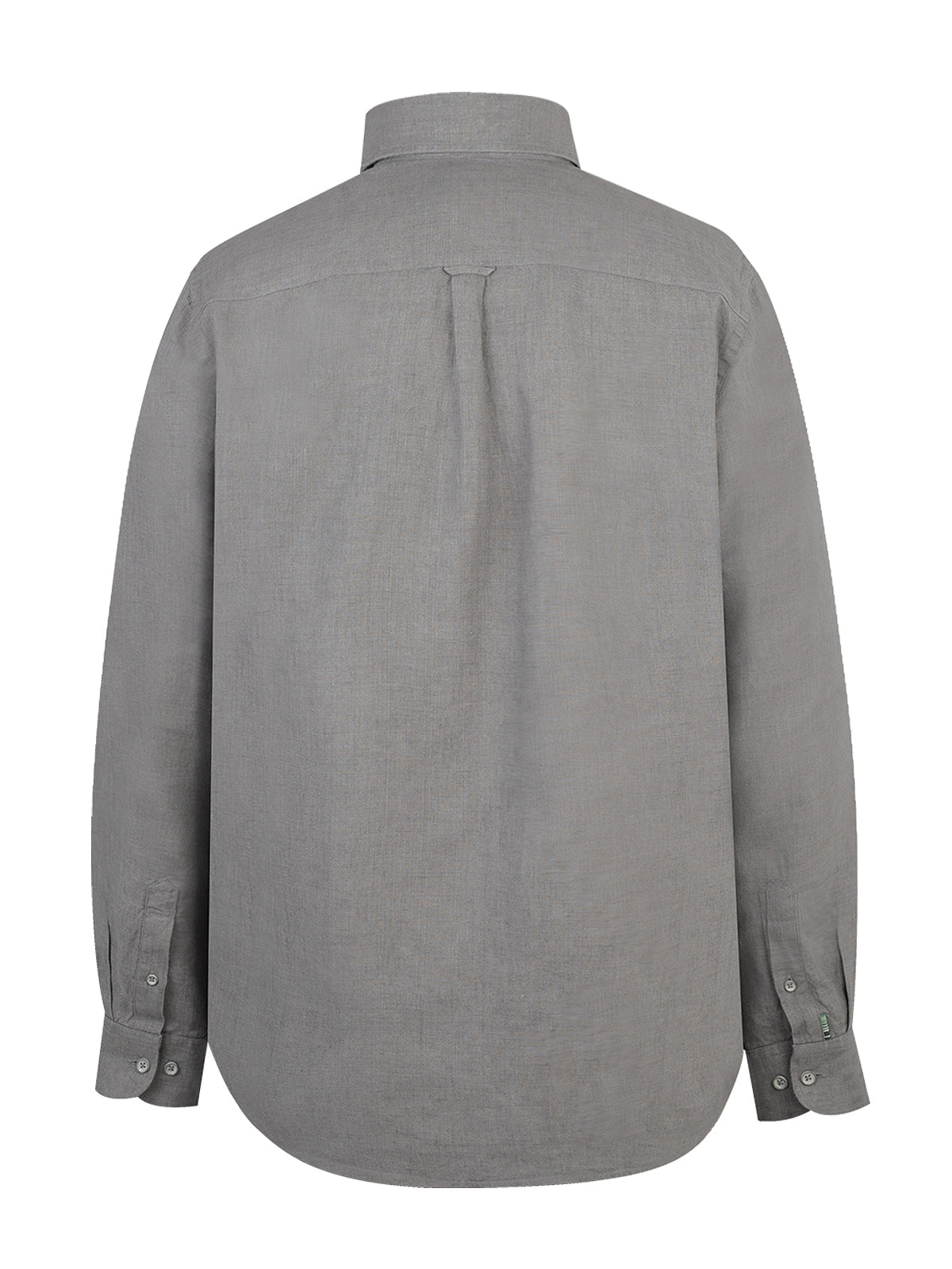 Camisa Lino Hombre Linen Verde Rockford