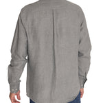 Camisa Lino Hombre Linen Verde Rockford