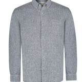 Camisa Lino Orgánico Hombre Fantasy Gris Rockford