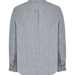 Camisa Lino Orgánico Hombre Fantasy Gris Rockford