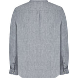 Camisa Lino Orgánico Hombre Fantasy Gris Rockford