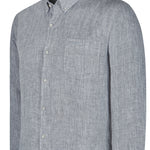 Camisa Lino Orgánico Hombre Fantasy Gris Rockford