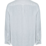 Camisa Lino Orgánico Hombre Fantasy Blanco Rockford