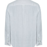 Camisa Lino Orgánico Hombre Fantasy Blanco Rockford