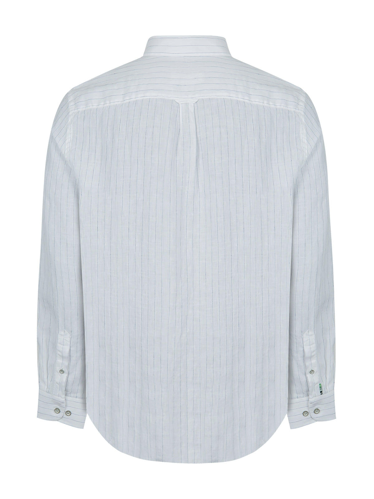 Camisa Lino Orgánico Hombre Fantasy Blanco Rockford