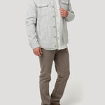 Chaqueta Lino Hombre Toscana Beige Rockford