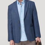 Chaqueta Lino Orgánico Hombre Salento Azul Rockford