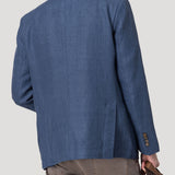 Chaqueta Lino Orgánico Hombre Salento Azul Rockford