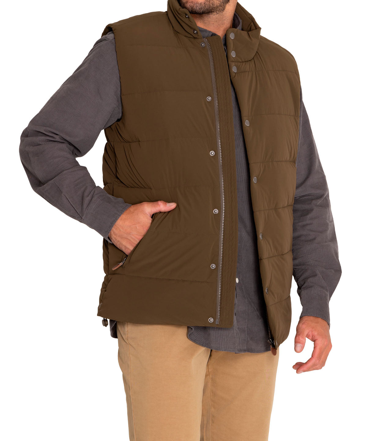 Parka Thermore Hombre Derby Verde Rockford