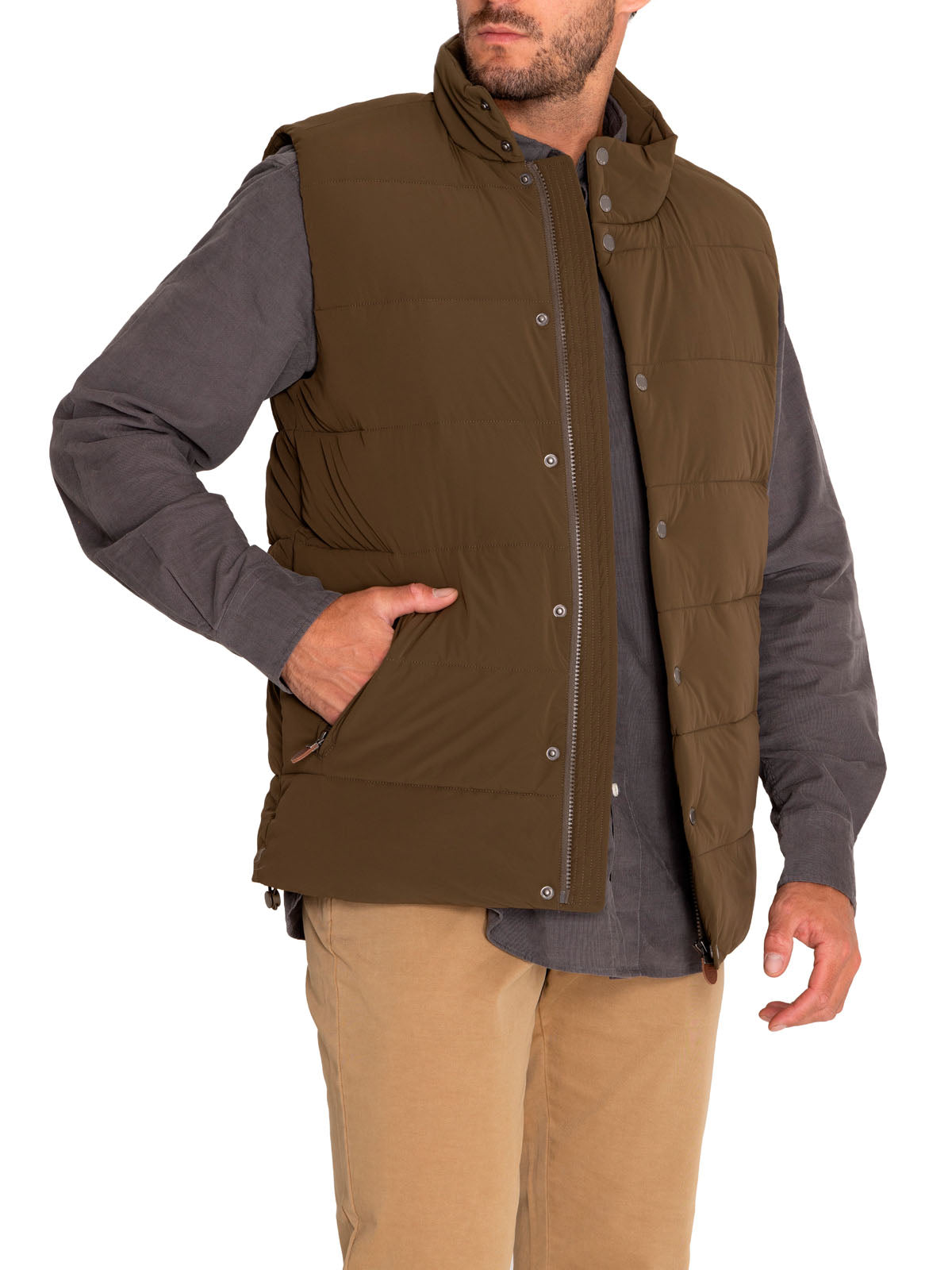 Parka Thermore Hombre Derby Verde Rockford