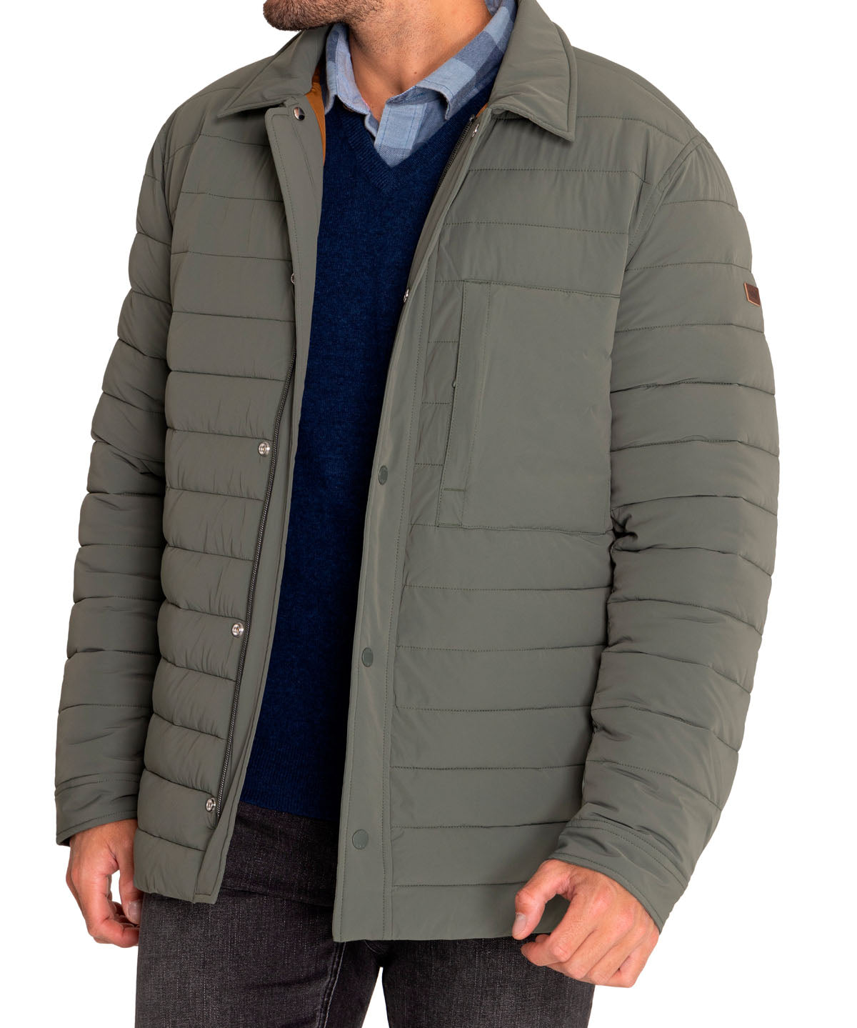 Parka Thermore Hombre Exeter Verde Rockford