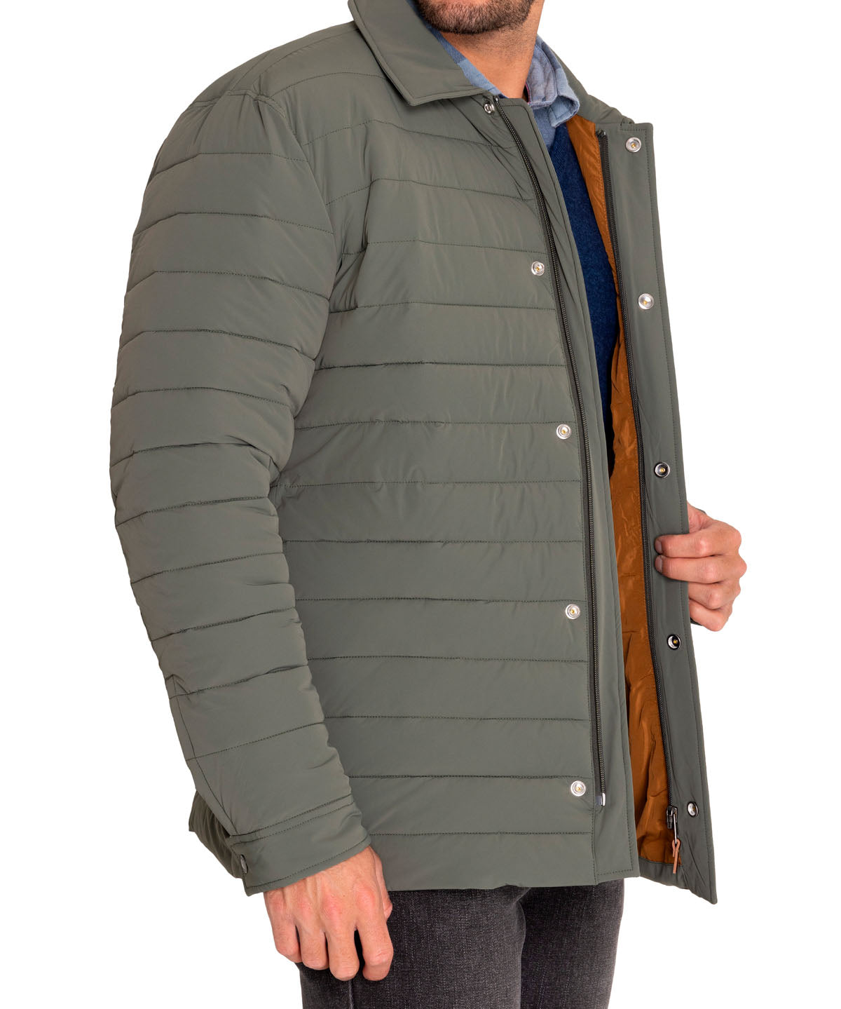 Parka Thermore Hombre Exeter Verde Rockford