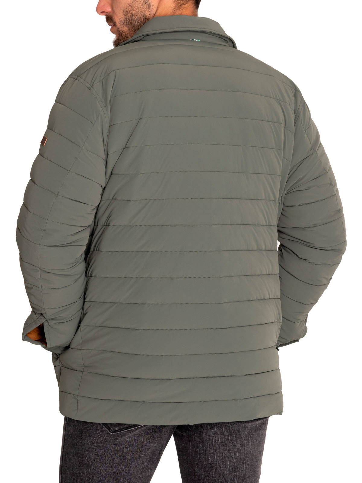 Parka Thermore Hombre Exeter Verde Rockford