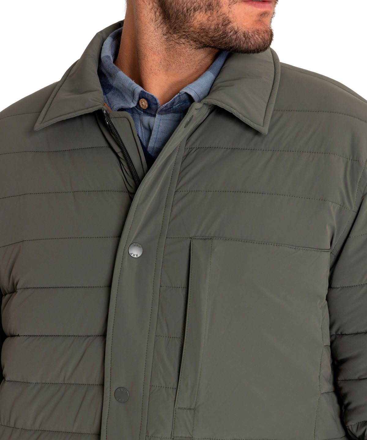 Parka Thermore Hombre Exeter Verde Rockford