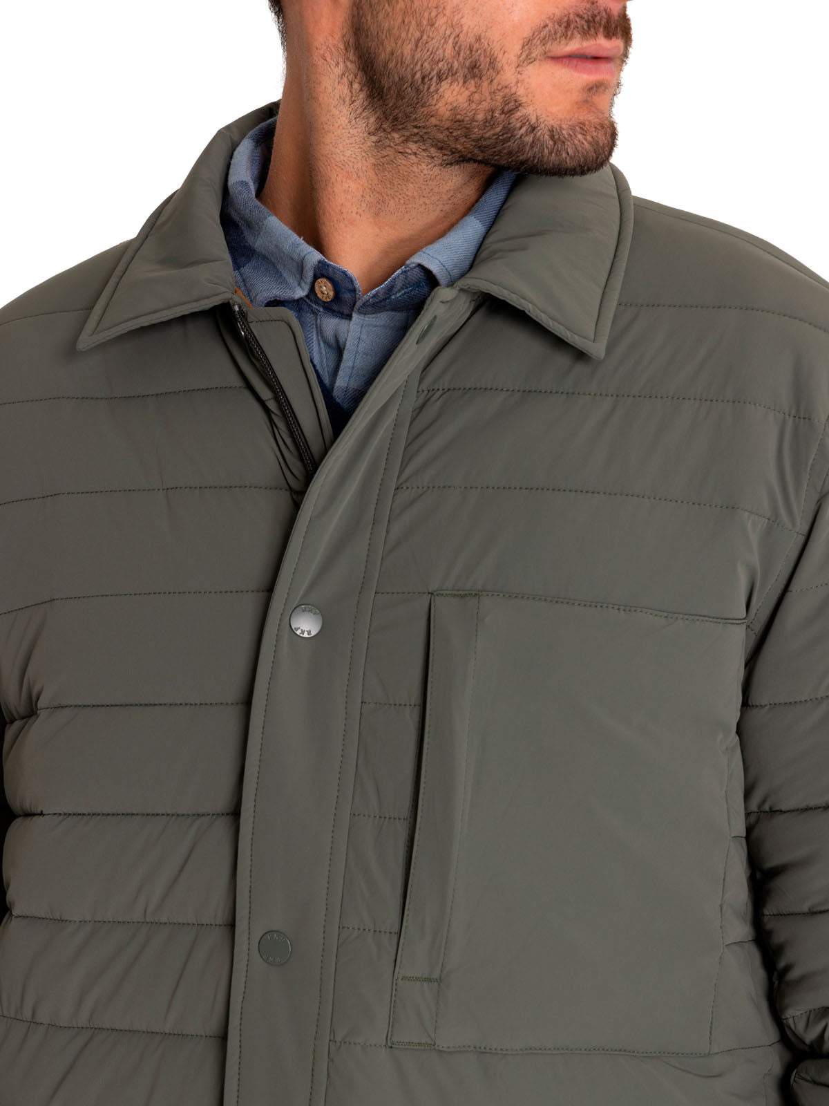 Parka Thermore Hombre Exeter Verde Rockford