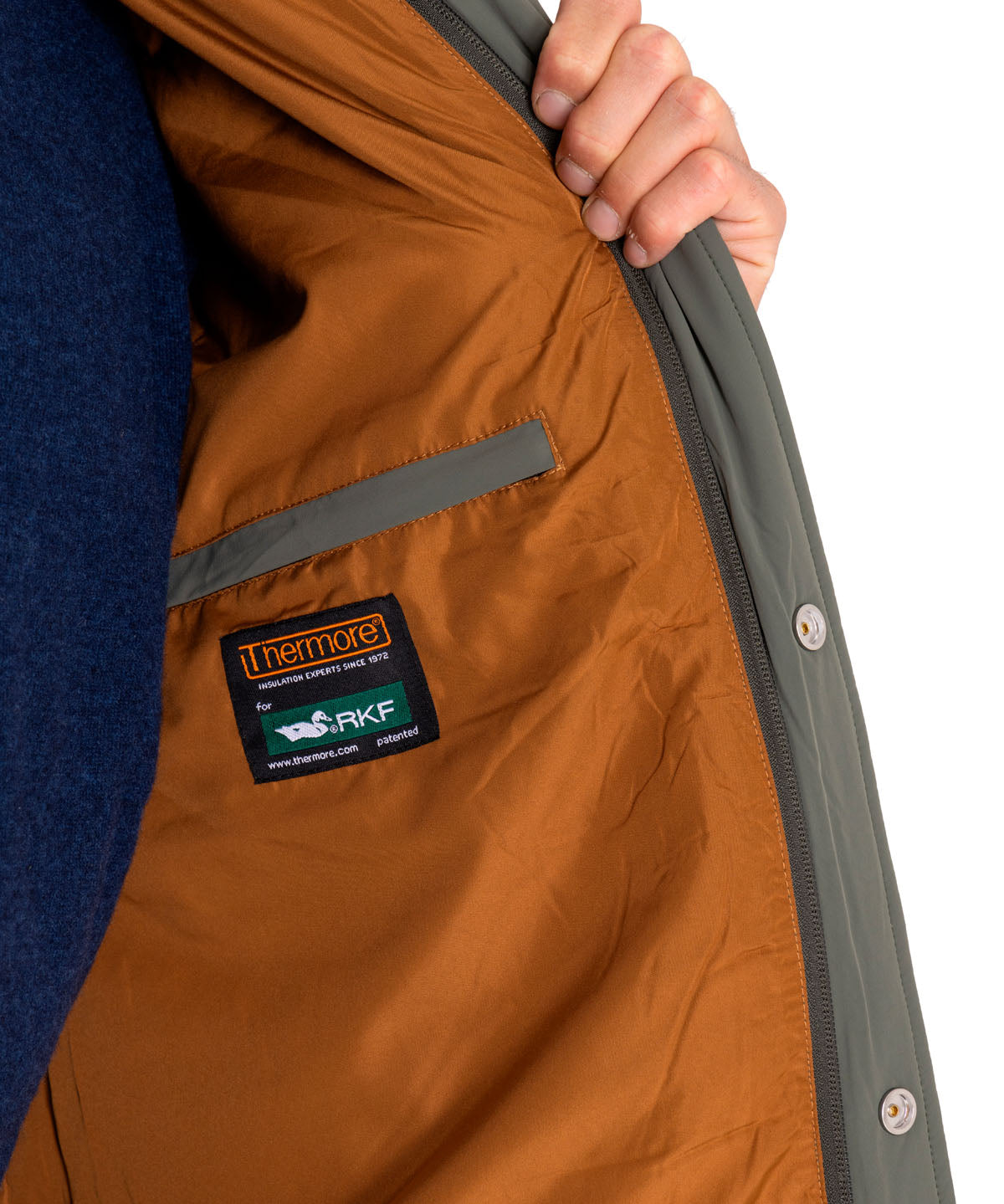 Parka Thermore Hombre Exeter Verde Rockford