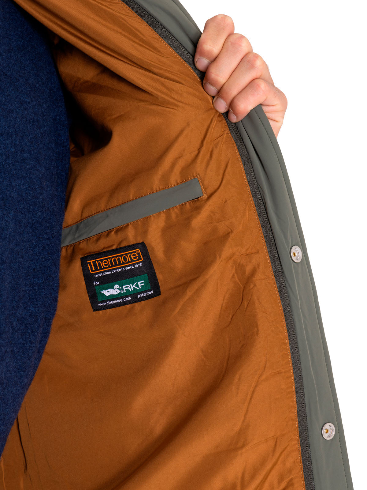 Parka Thermore Hombre Exeter Verde Rockford