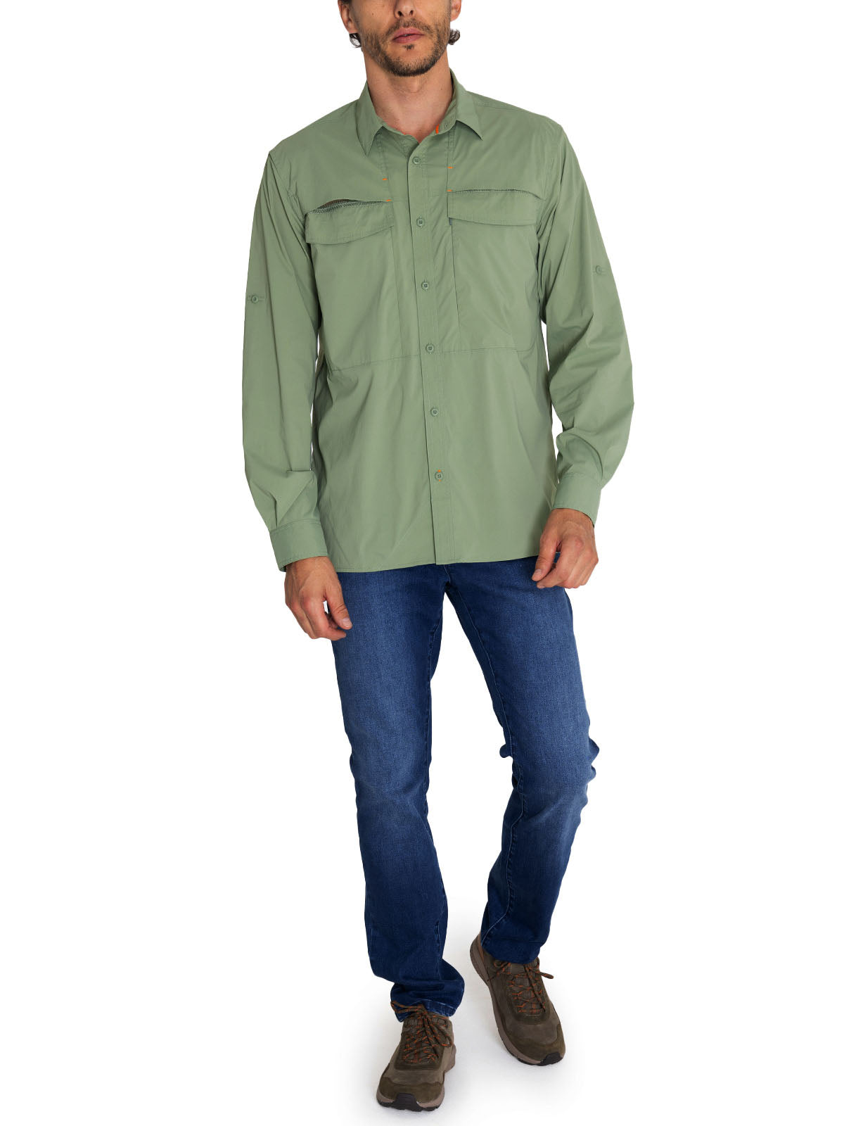 Camisa Upf Hombre Chungara Verde Rockford