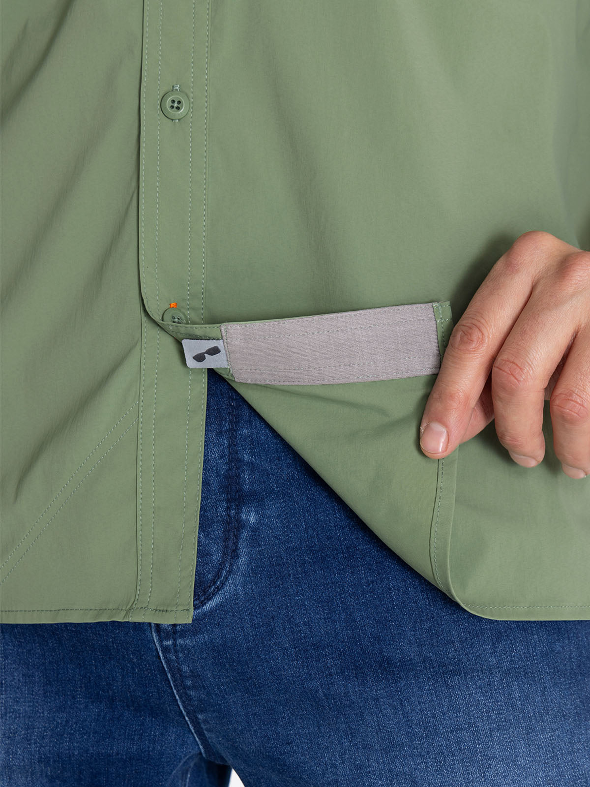 Camisa Upf Hombre Chungara Verde Rockford