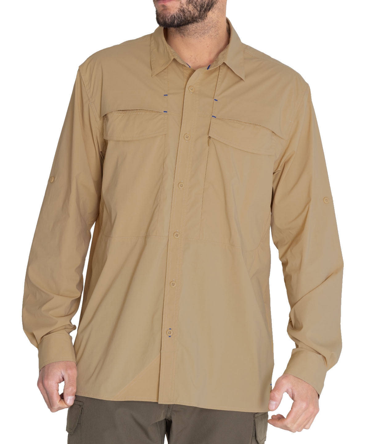 Camisa Upf Hombre Chungara Beige Rockford