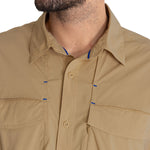 Camisa Upf Hombre Chungara Beige Rockford