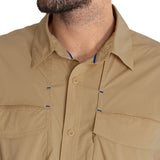 Camisa Upf Hombre Chungara Beige Rockford