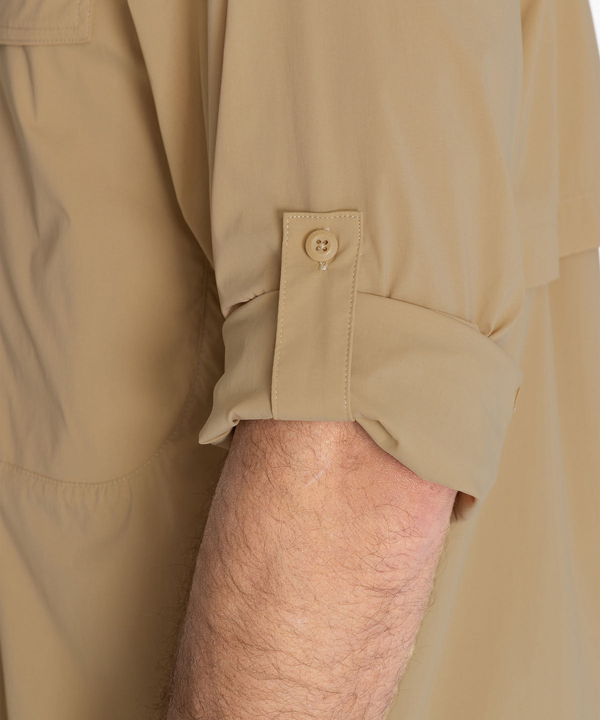 Camisa Upf Hombre Chungara Beige Rockford